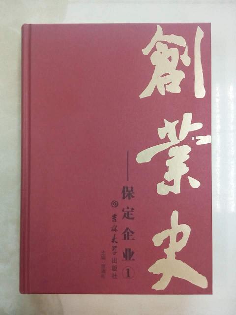 藥都制藥集團董事長李曉恩傳記收錄《創(chuàng)業(yè)史-保定企業(yè)》